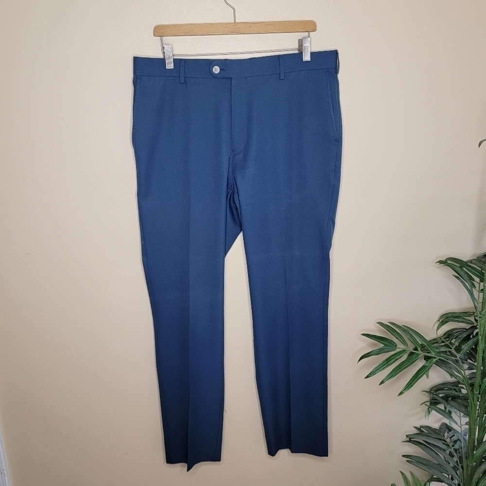 Peter Millar | Crown Sport Blue Dress Pants with Straight Leg Size 35